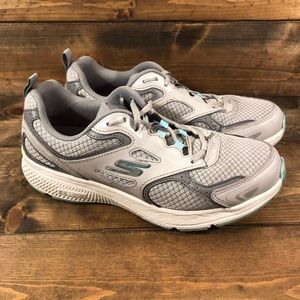 Skechers Go Run Consistent Women’s 128075  Grey/Turquoise Size 7.5